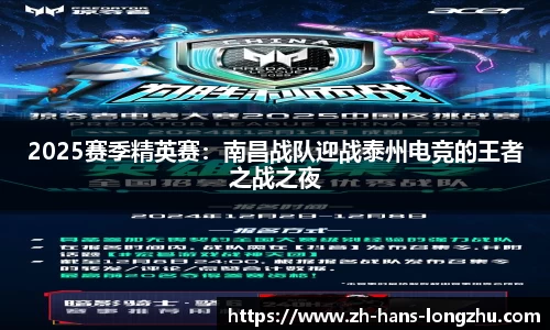 2025赛季精英赛：南昌战队迎战泰州电竞的王者之战之夜